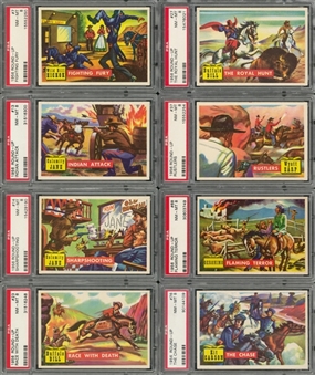 1956 Topps "Round Up" PSA-Graded Complete Set (80)
